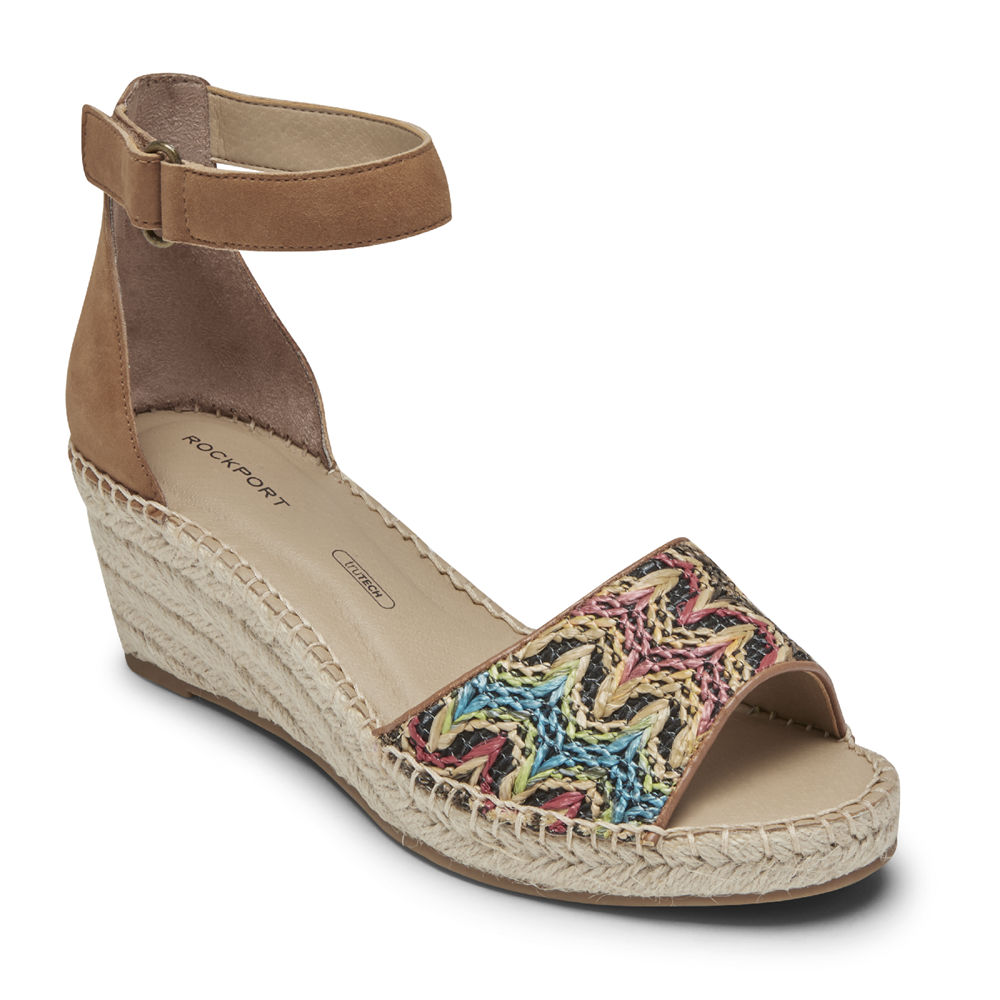 Rockport Sandaler Dam Olika Färger - Marah Woven Ankle Strap - TFBIH7251